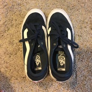 Dark Blue Suede Vans