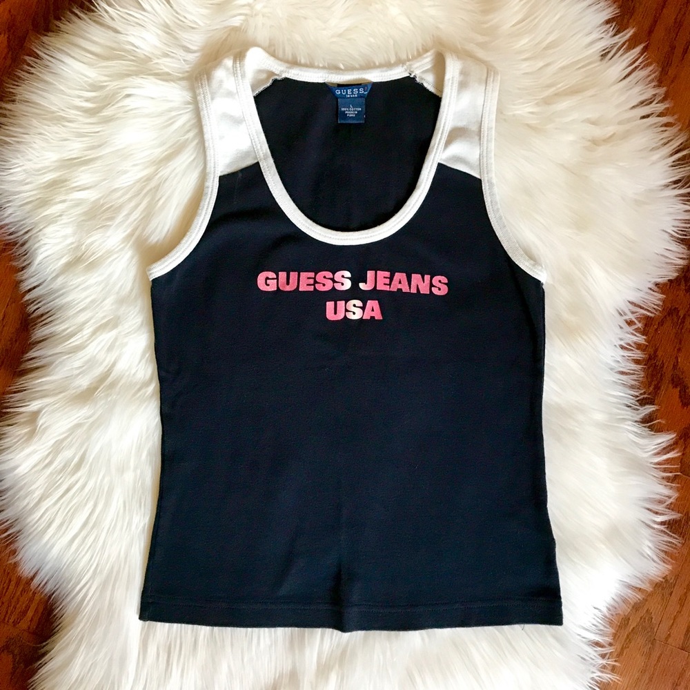 90's❤️Guess Jeans Tank