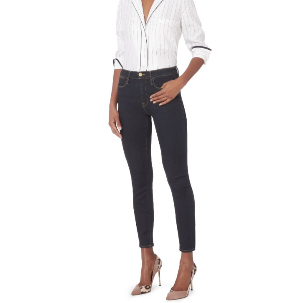 👌🏼🙏🏻FRAME Le High Skinny Crop jeans Size 25