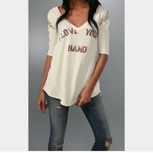 Free People "I love your band" size Small