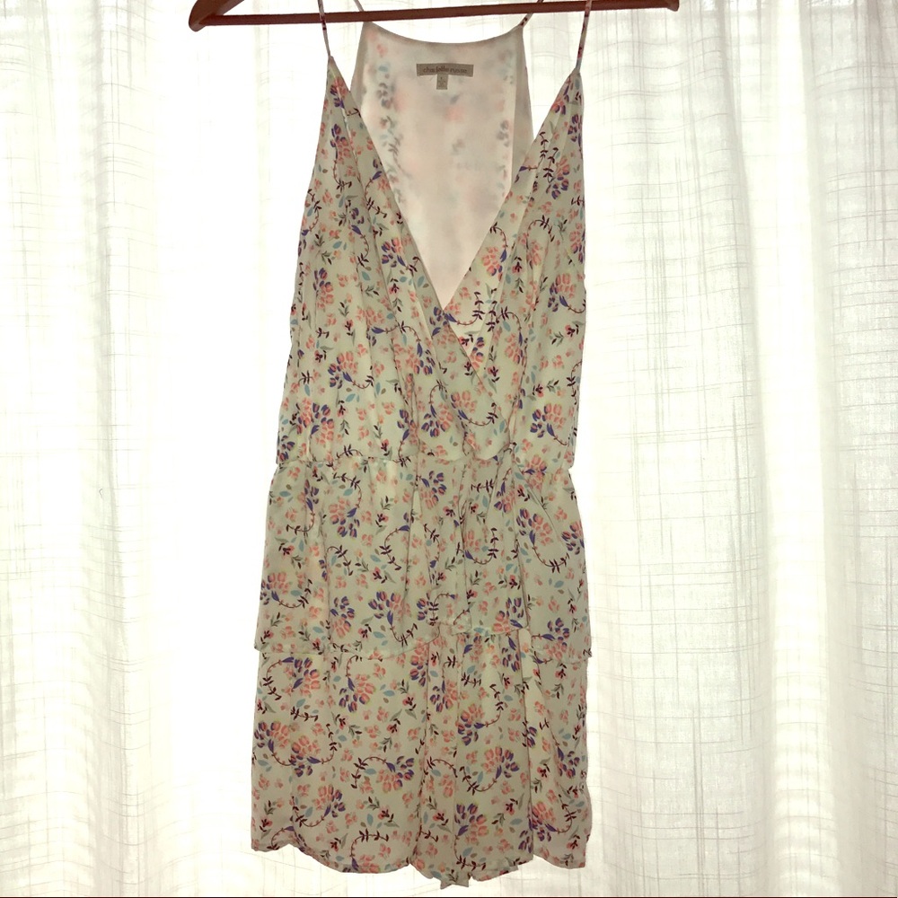 Floral Deep V Romper