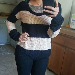 LA hearts striped sweater