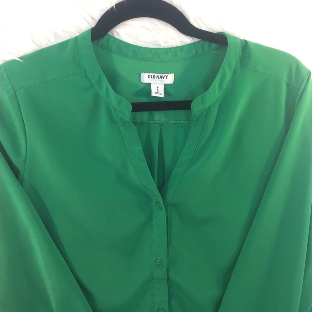 Old navy green button up size M St. Patrick’s Day
