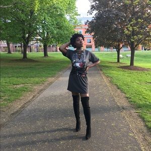 Misguided T-shirt Dress and Corset!