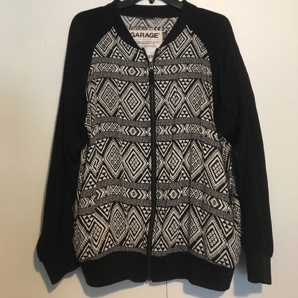 Printed Bomber Jacket