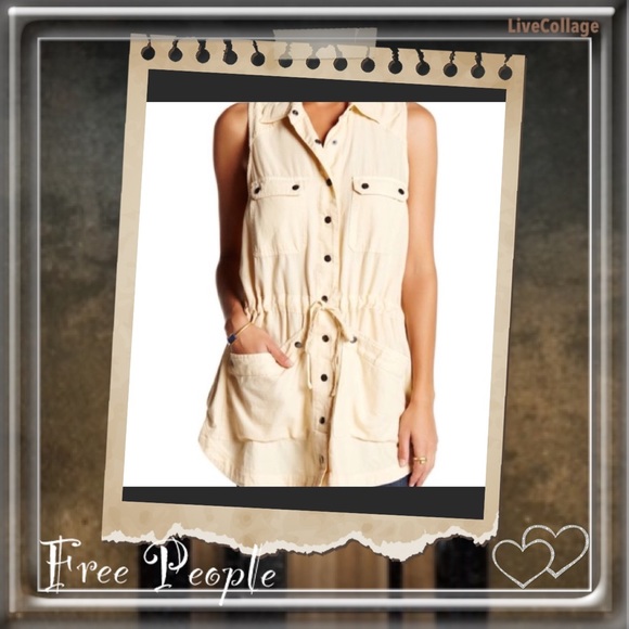 Free People Tops - 🍒FREE PEOPLE-Utility Vest Tunic