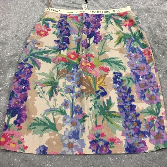 Floreat Anthropologie Floral Pencil Skirt Sz 6 NWT - Picture 2 of 4
