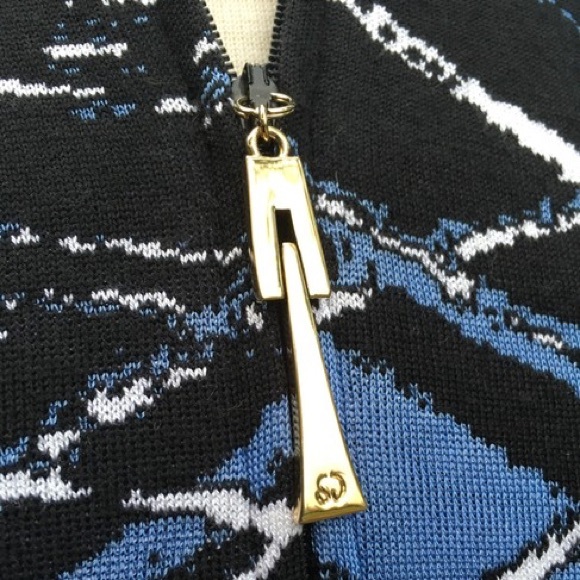 ST JOHN Splash Of Colors Gold Zip, Pockets - Picture 5 of 8