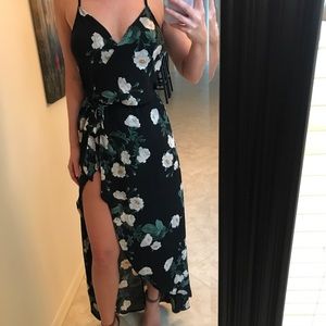 Floral Wrap Dress