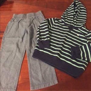 Carter's pants and sweater set