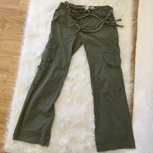 Olive Green Flare Lucky Brand Pants