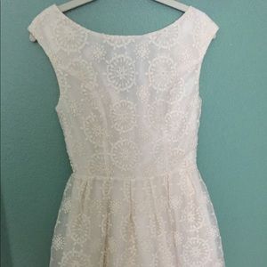 Topshop embroidered dress