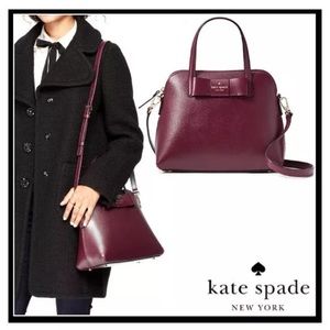 Kate Spade Matthews Street Maise Leather Satchel