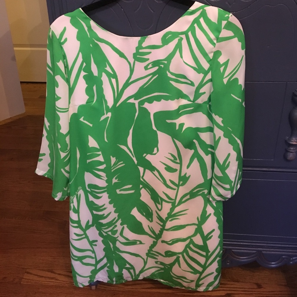 Lilly for Target Beach Boom Boom Green Leaf Dress