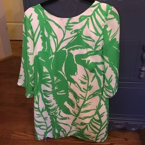 Lilly for Target Beach Boom Boom Green Leaf Dress