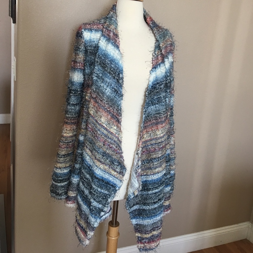 Striped blue sweater