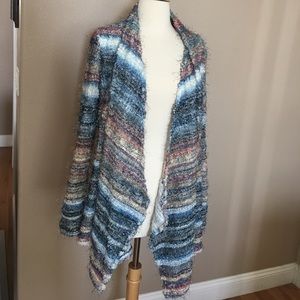 Striped blue sweater