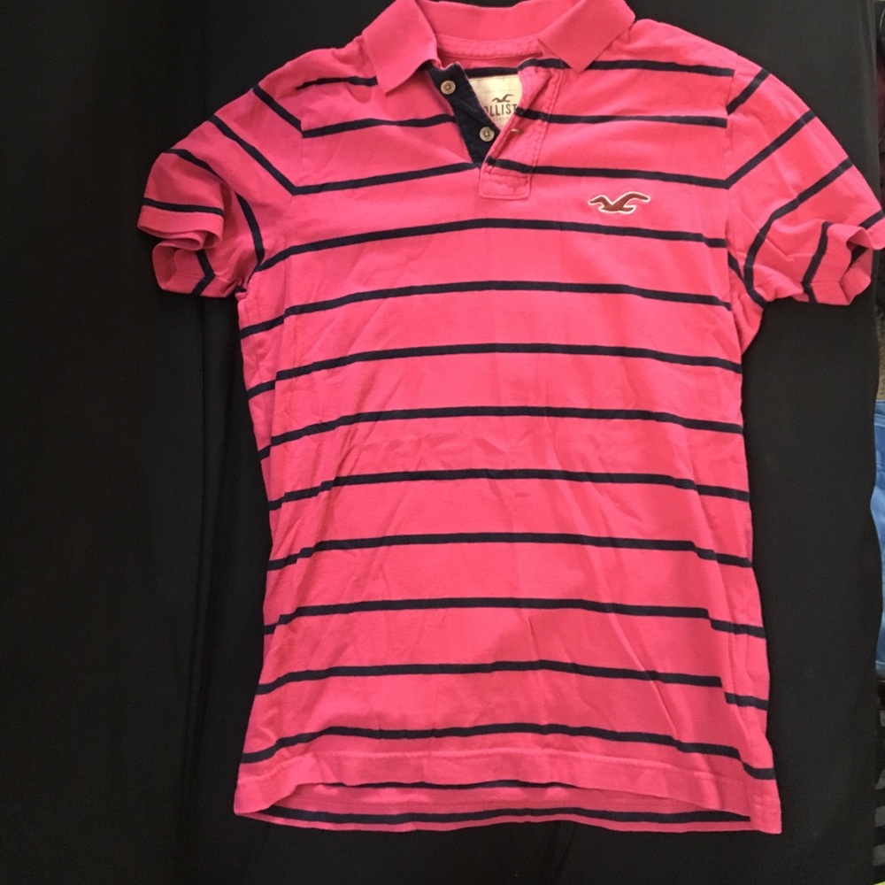 Men's Hollister striped polo