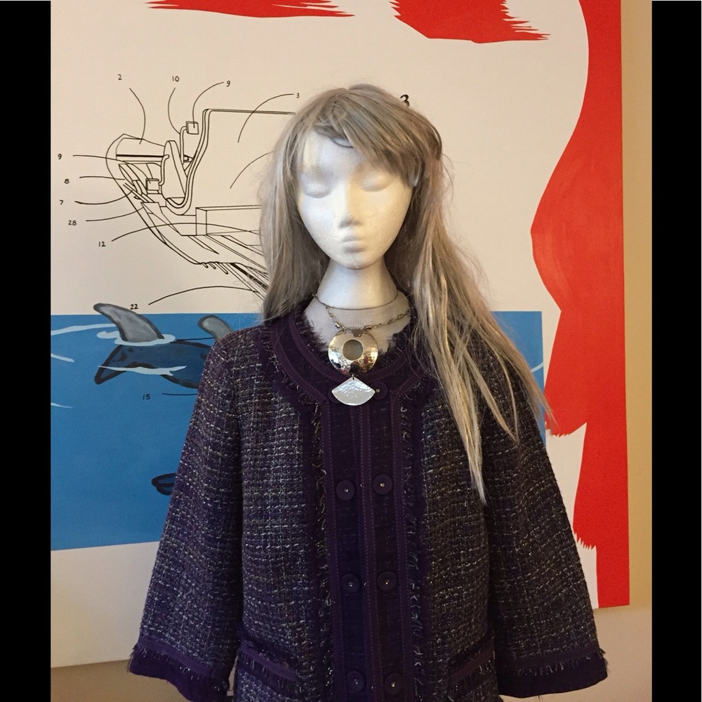 Sparkle in purple Chico's Jacket