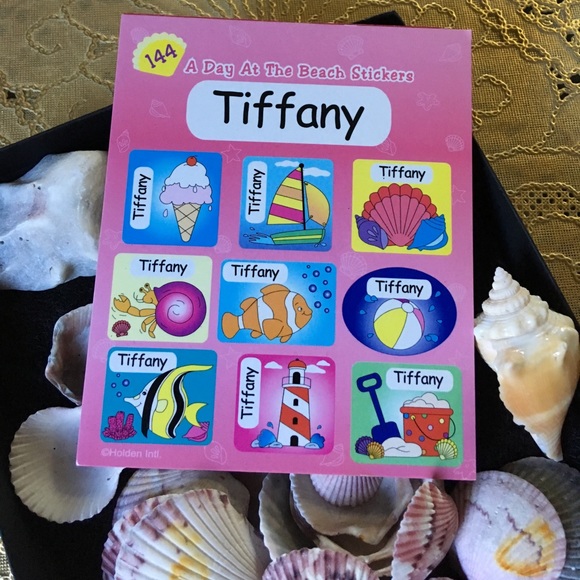 "A Day At The Beach" TIFFANY stickers book 144 NEW - Picture 1 of 4