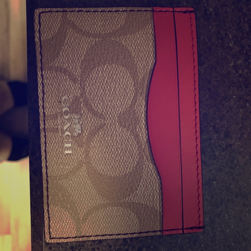 Coach card holder