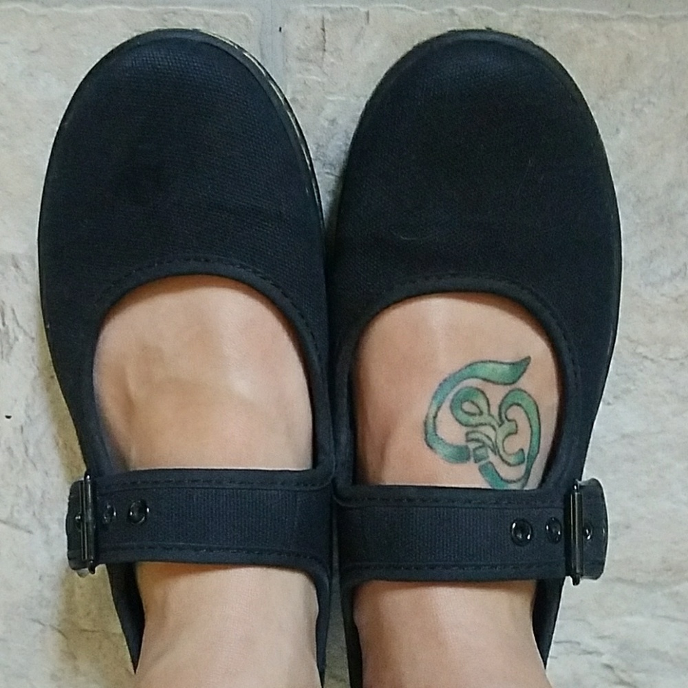 Dr. Martens canvas maryjanes