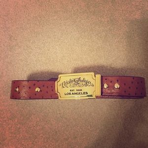 100% Mens Brown Leather Belt