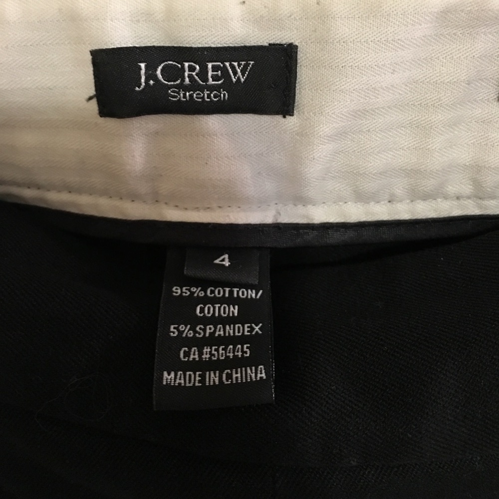 🎉SOLD🎉 J. Crew Black Minnie Pants Size 4 - Picture 4 of 5