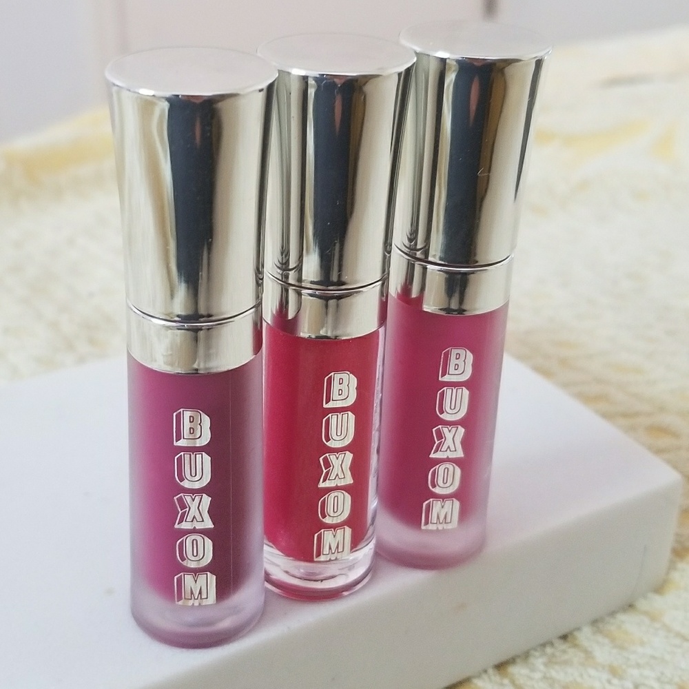 BUXOM mini lipgloss trio
