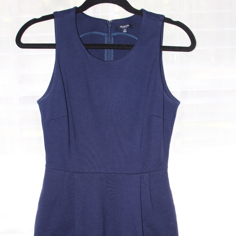 Madewell Navy Blue Sleeveless Dress w/ Pockets XS