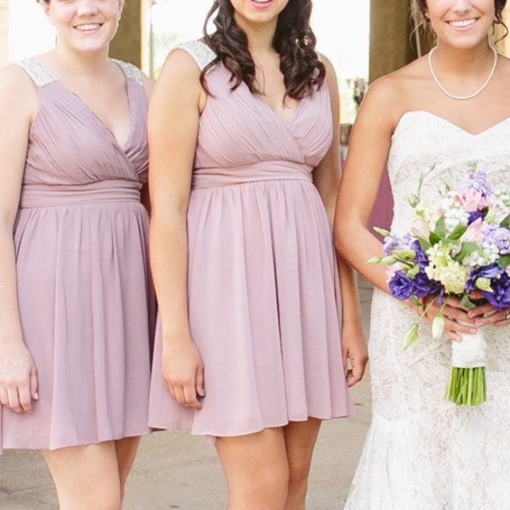 Stunning Mauve Bridesmaids Dress