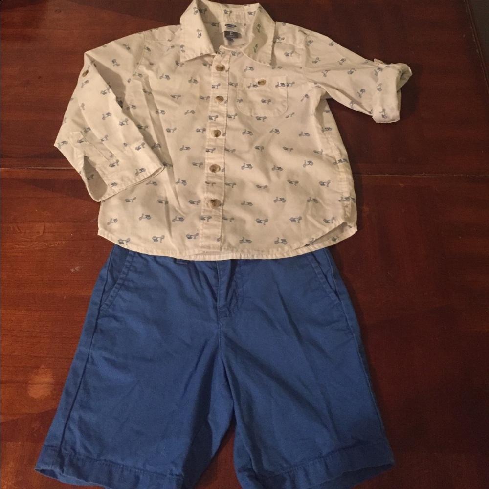 Toddler shorts and shirt set