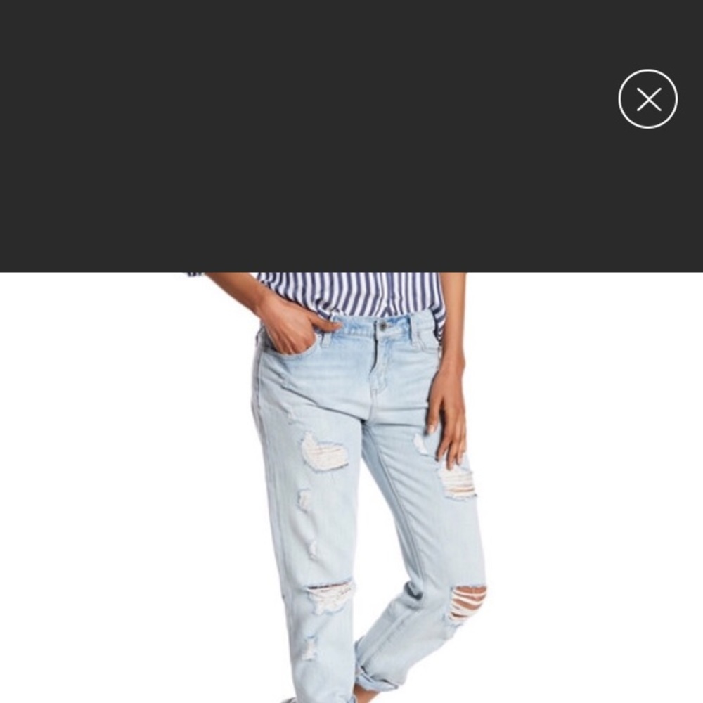 Sale! Lucky Distressed Boyfriend Jeans. Size 28