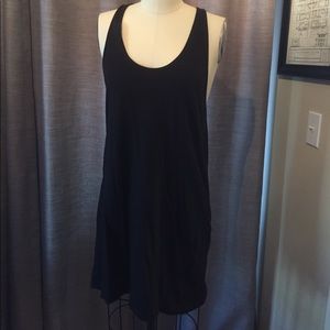 American apparel black tank dress