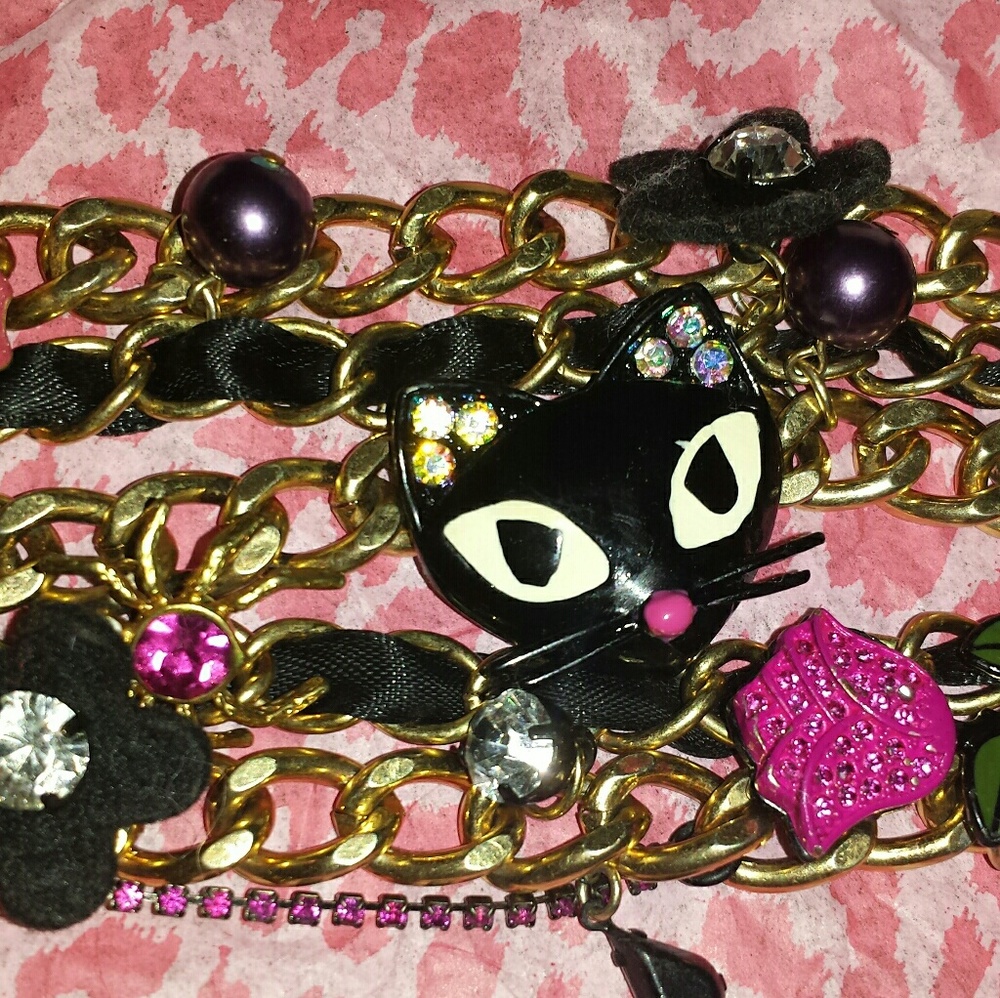Betsy Johnson Halloween Charm Bracelet
