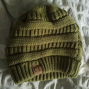 C.c. green beanie