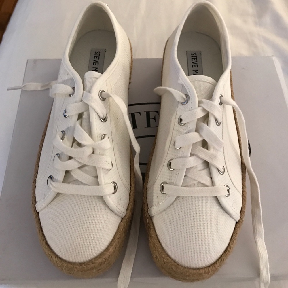Steve Madden white sneakers