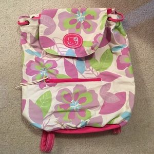 NWOT Hello Kitty tropical floral backpack