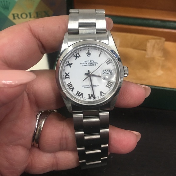 Pre Owned Rolex Datejust 16200 Box and Papers - Picture 2 of 5