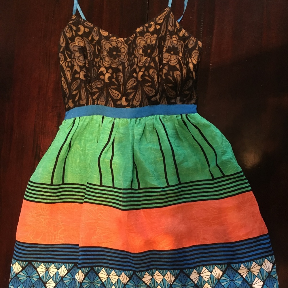 Tracy Reese Silk And Lace Dress