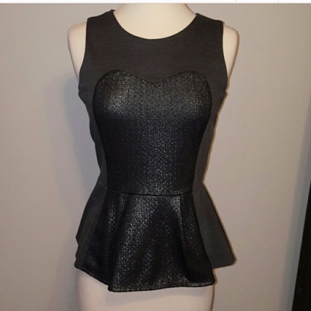 Green Envelope Los Angeles Peplum Top