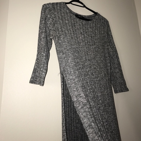 Midi Shirt with Split - Picture 3 of 3