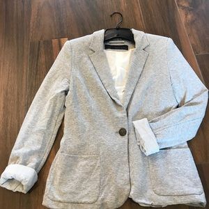 Zara gray cotton blazer
