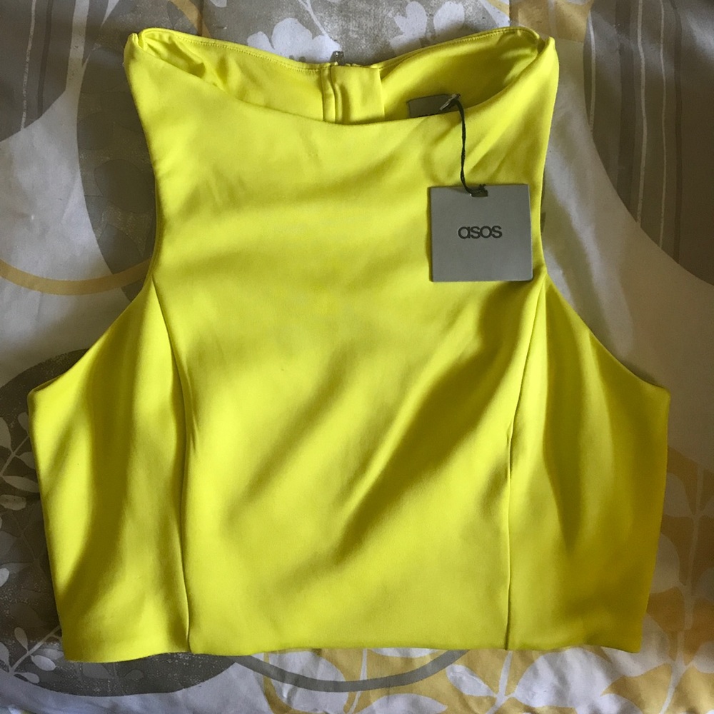 Yellow top from Asos Brand new with tags