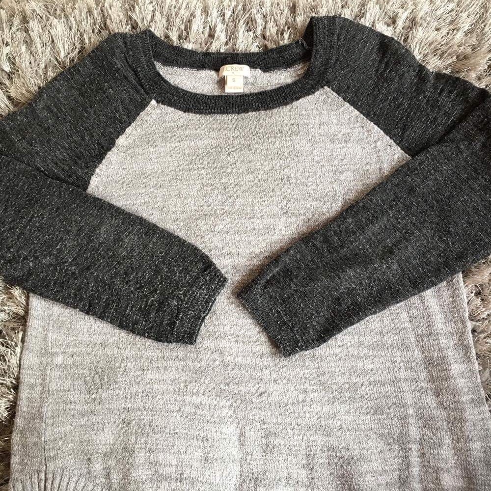 J. Crew Baseball Knit Sweater