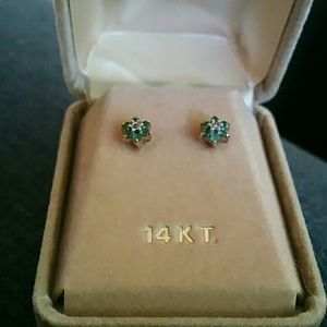 Emerald earrings