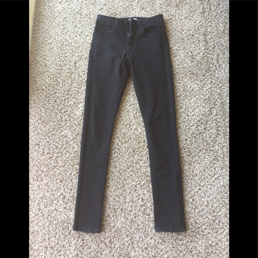 Forever 21 High Waisted Black Jeans