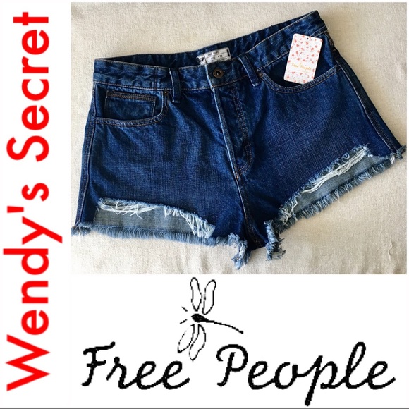 Free People Pants - 🛑SOLD🛑 🆕Free People Rock Denim Logan Short