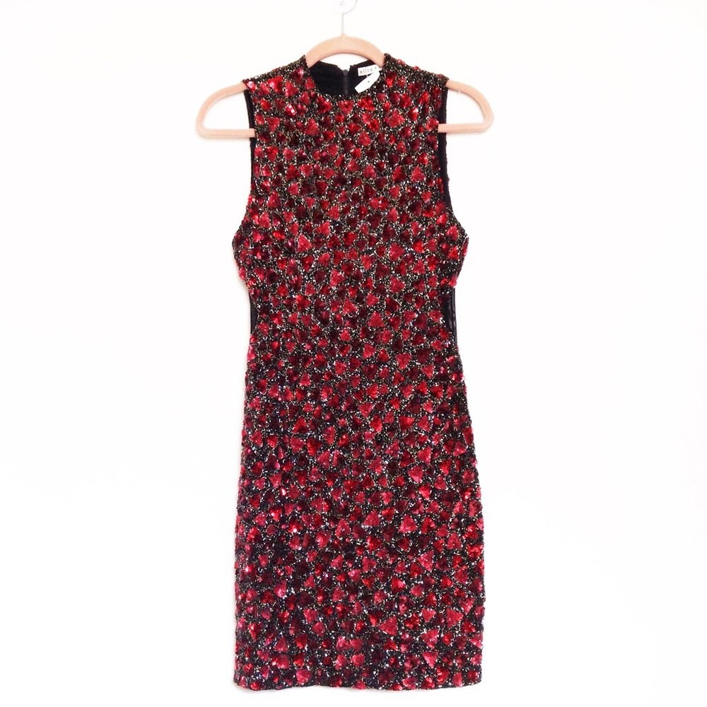 Alice + Olivia embellished NYE dress