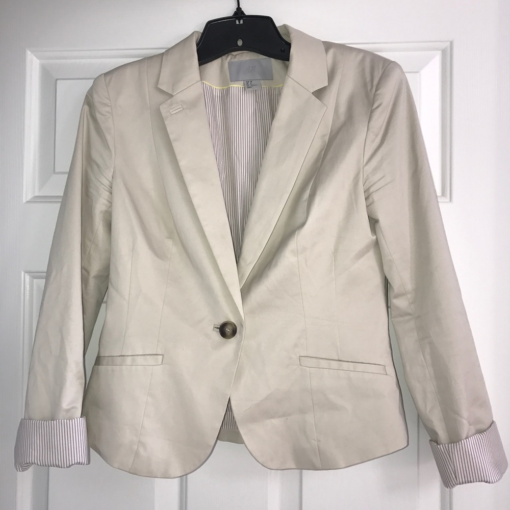 H&M khaki blazer